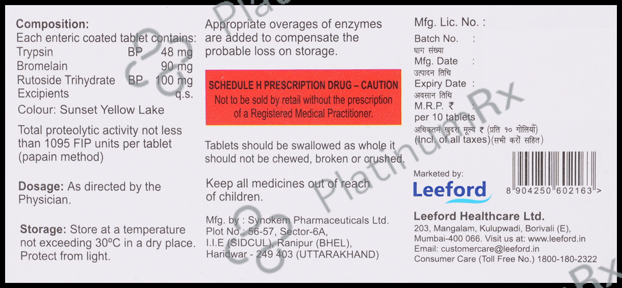 Chymomerg Tablet