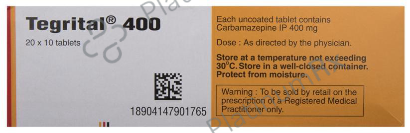 Tegrital 400mg Tablet 10s