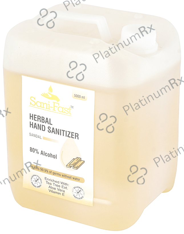 Sani-Fast Herbal Hand Sanitizer Sandal 5 Ltr