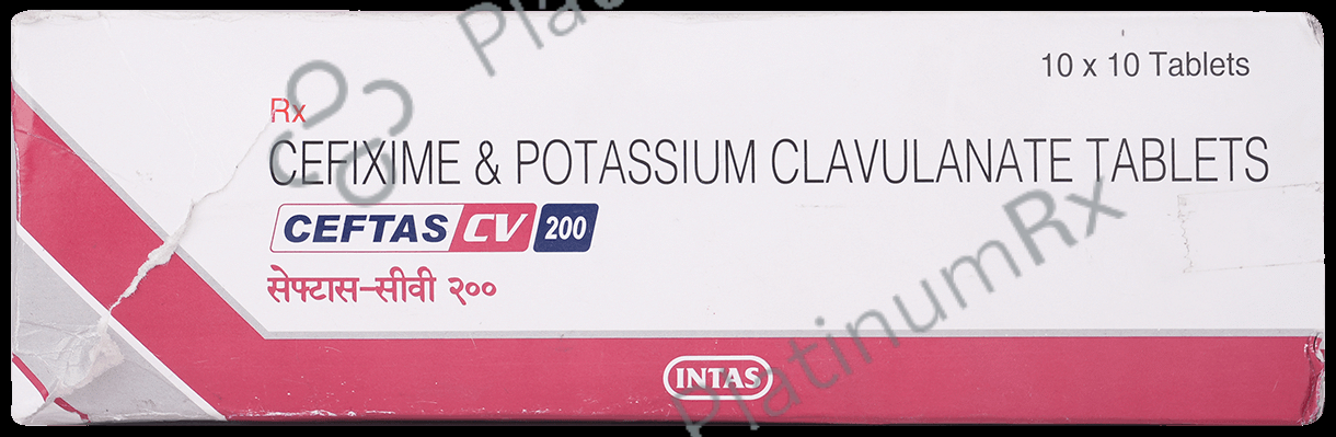 Ceftas CV 200/125mg Tablet 10s