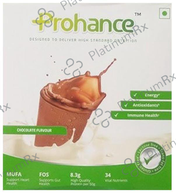 Prohance Protein Supplement - Powder for Energy, Immunity & Antioxidant Support - Flavour Chocolate 400 gm