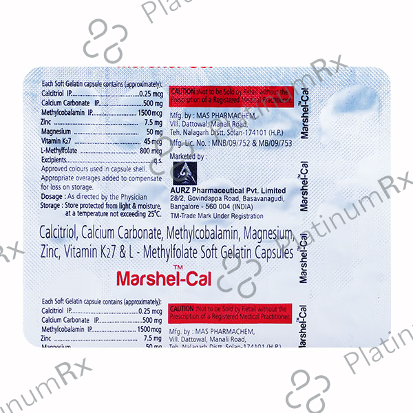 Marshel Cal Capsule 10s