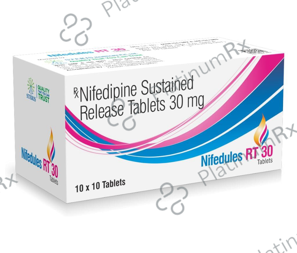 Nifedules RT 30mg Tablet ER 15s
