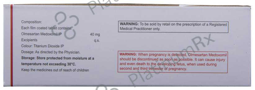 Olmin 40mg Tablet 10s