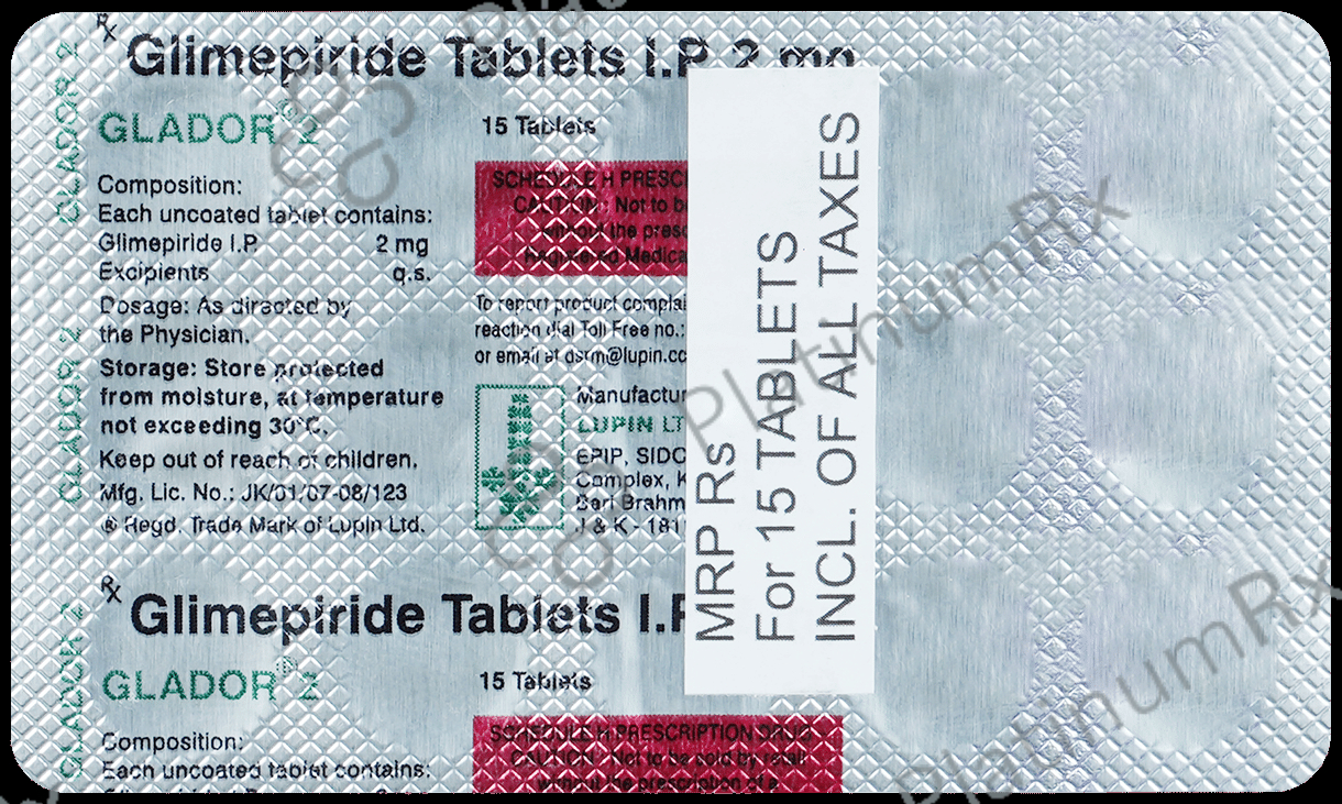 Glador 2mg Tablet 15s