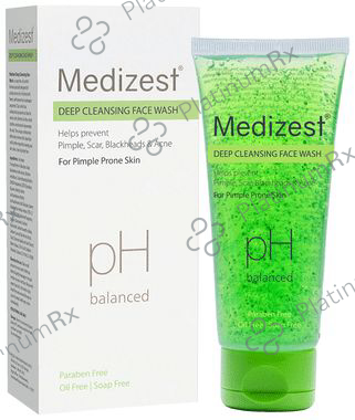 Medizest Deep Cleansing Face Wash (100ml Each) 1 Tube