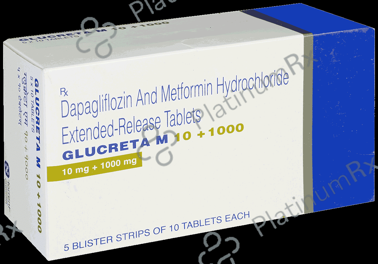 Glucreta M 10/1000mg Tablet ER 10s