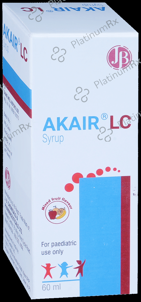 Akair LC 2.5/4mg Syrup 60ml