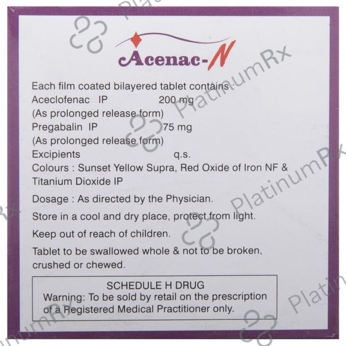 Acenac-N Tablet PR