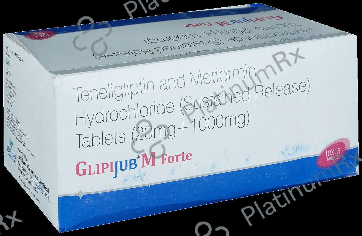 Glipijub M Forte 1000/20mg Tablet SR 15s