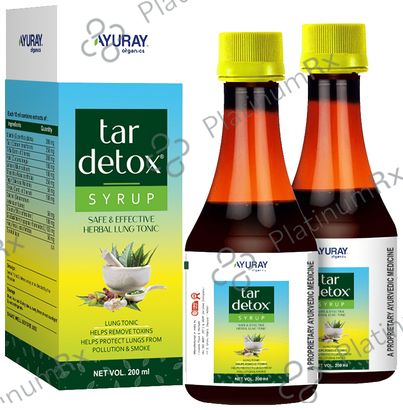 Raymed Tardetox Lung Tonic (200ml Each) 2 bottles