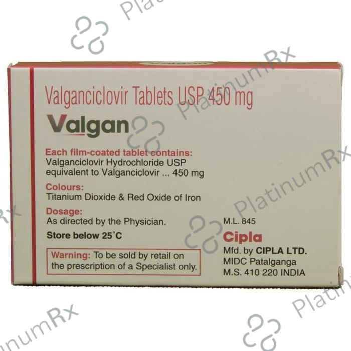 Valgan 450mg Tablet 4s