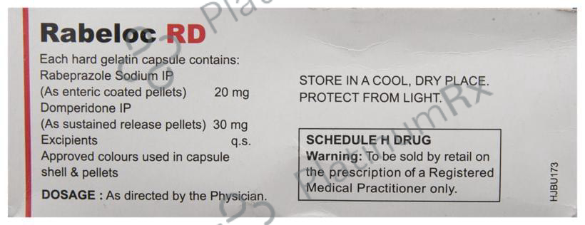 Rabeloc RD 30/20mg Capsule 10s
