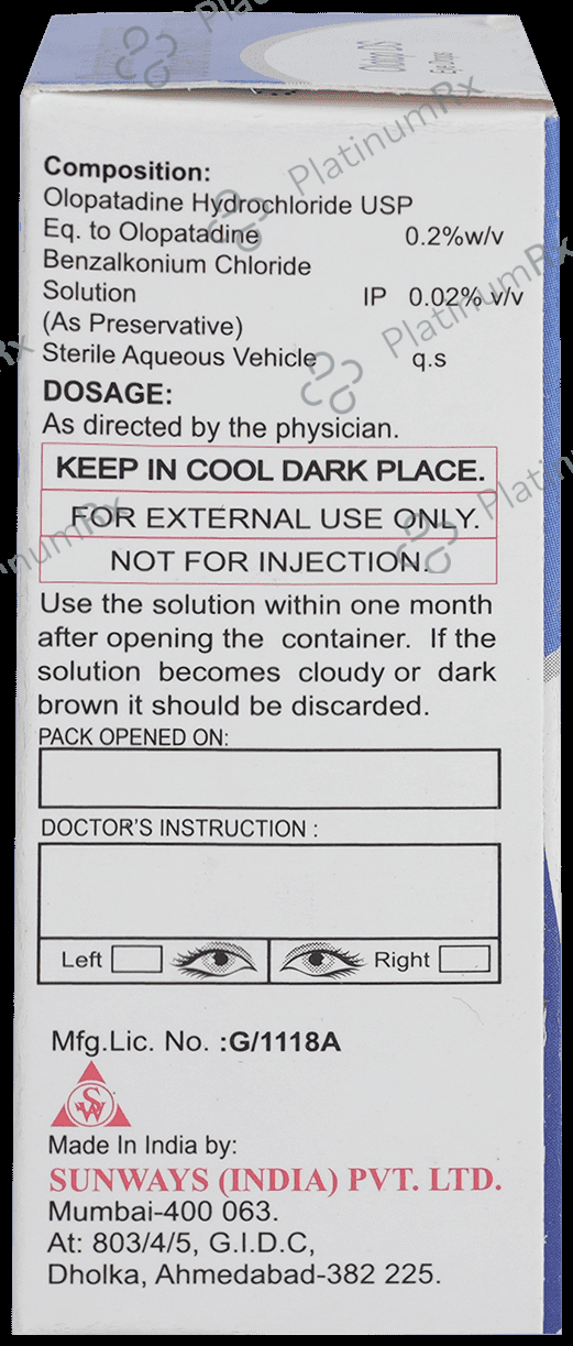 Olotop DS 0.2% Eye Drop 5ml