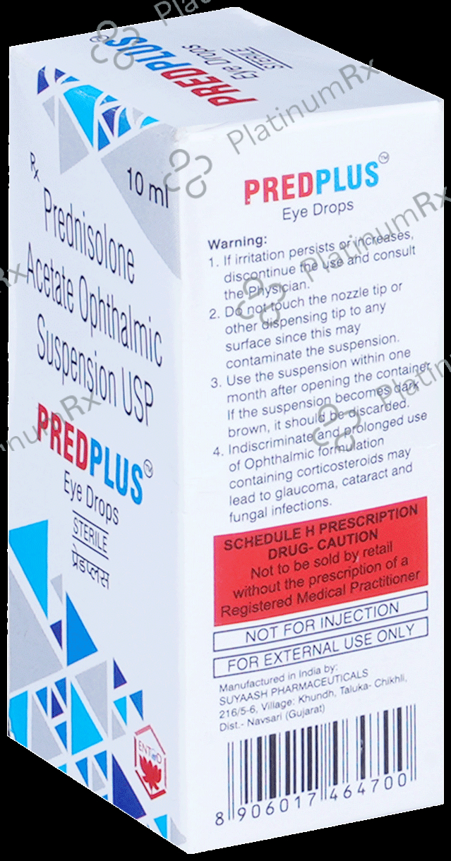 Pred Plus 10mg Eye Suspension 10ml