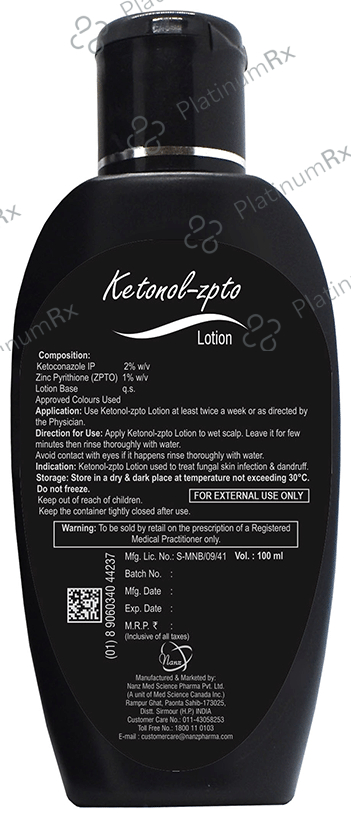 Ketonol-Zpto Lotion Anti-Dandruff