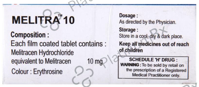 Melitra 10 Tablet