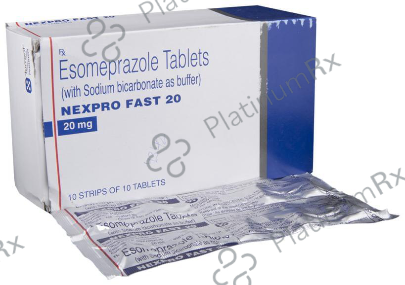 Nexpro Fast 20mg Tablet 10s