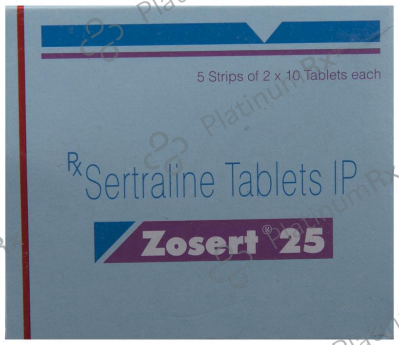 Zosert 25mg Tablet 10s