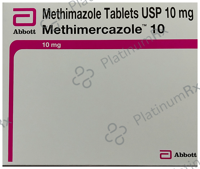 Methimercazole 10mg Tablet 30s