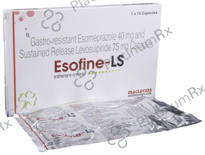 Esofine LS 75/40mg Capsule SR 10s