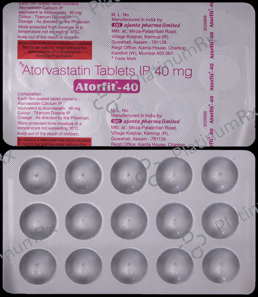 Atorfit 40 Tablet 15 Tablet