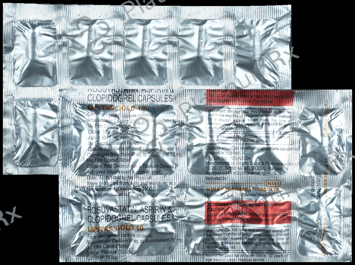 Lipitas Gold 75/10/75mg Capsule 10s