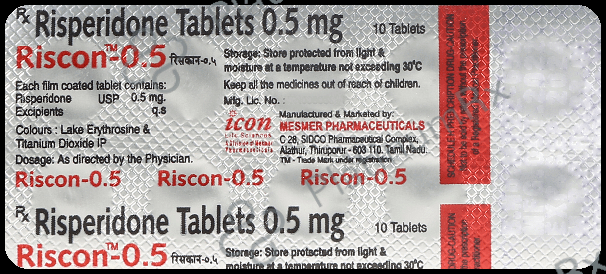 Riscon 0.5mg Tablet 10s