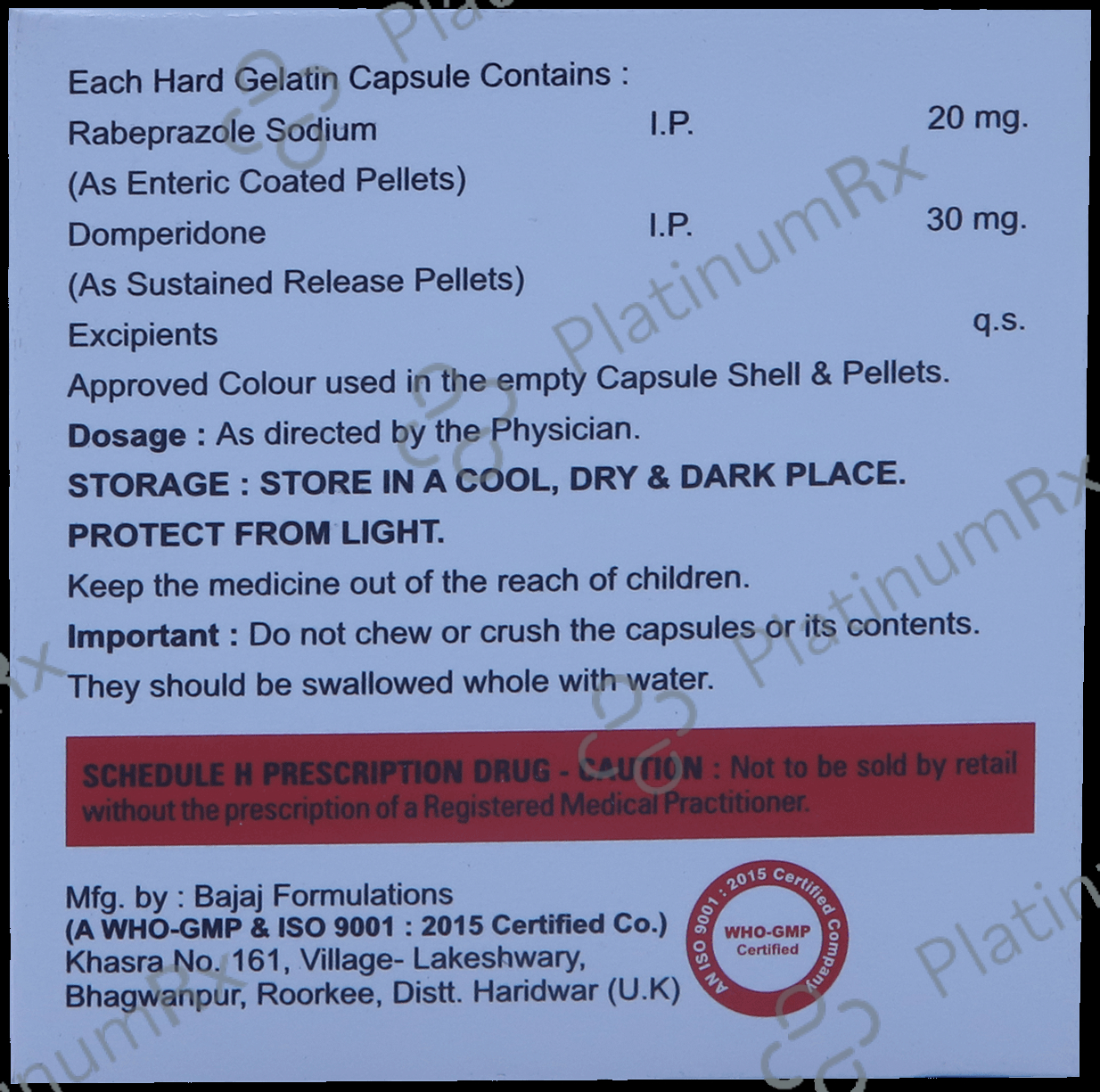 Rabentia-DSR Capsule