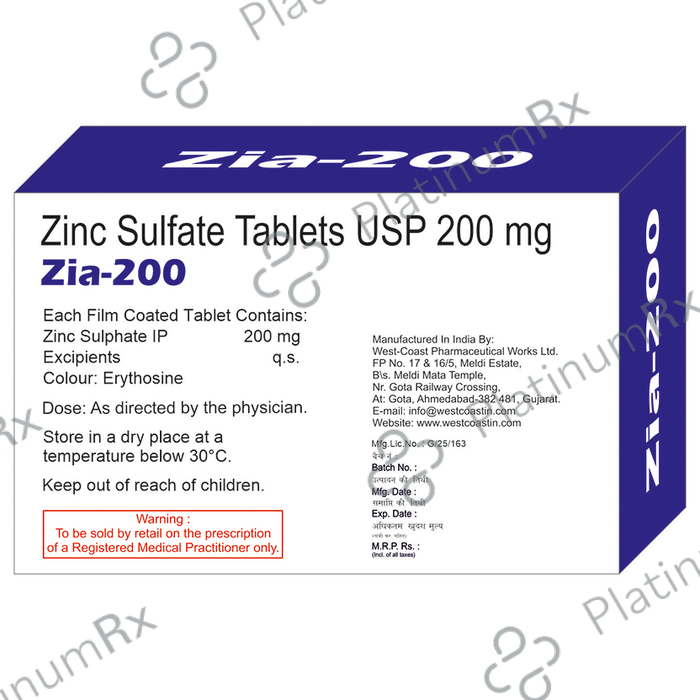 Zia 200 Tablet