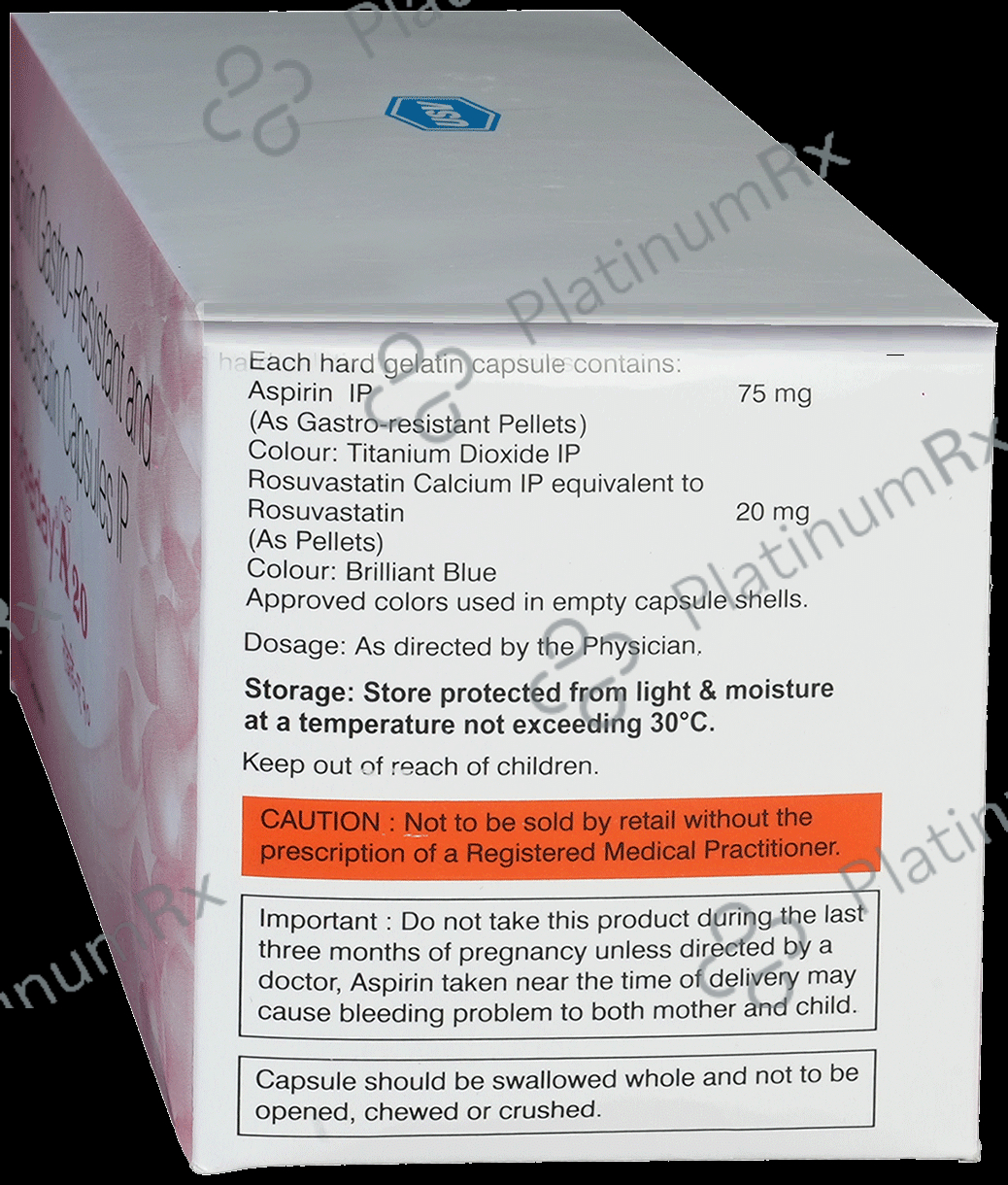 Roseday A 20/75mg Capsule 10s