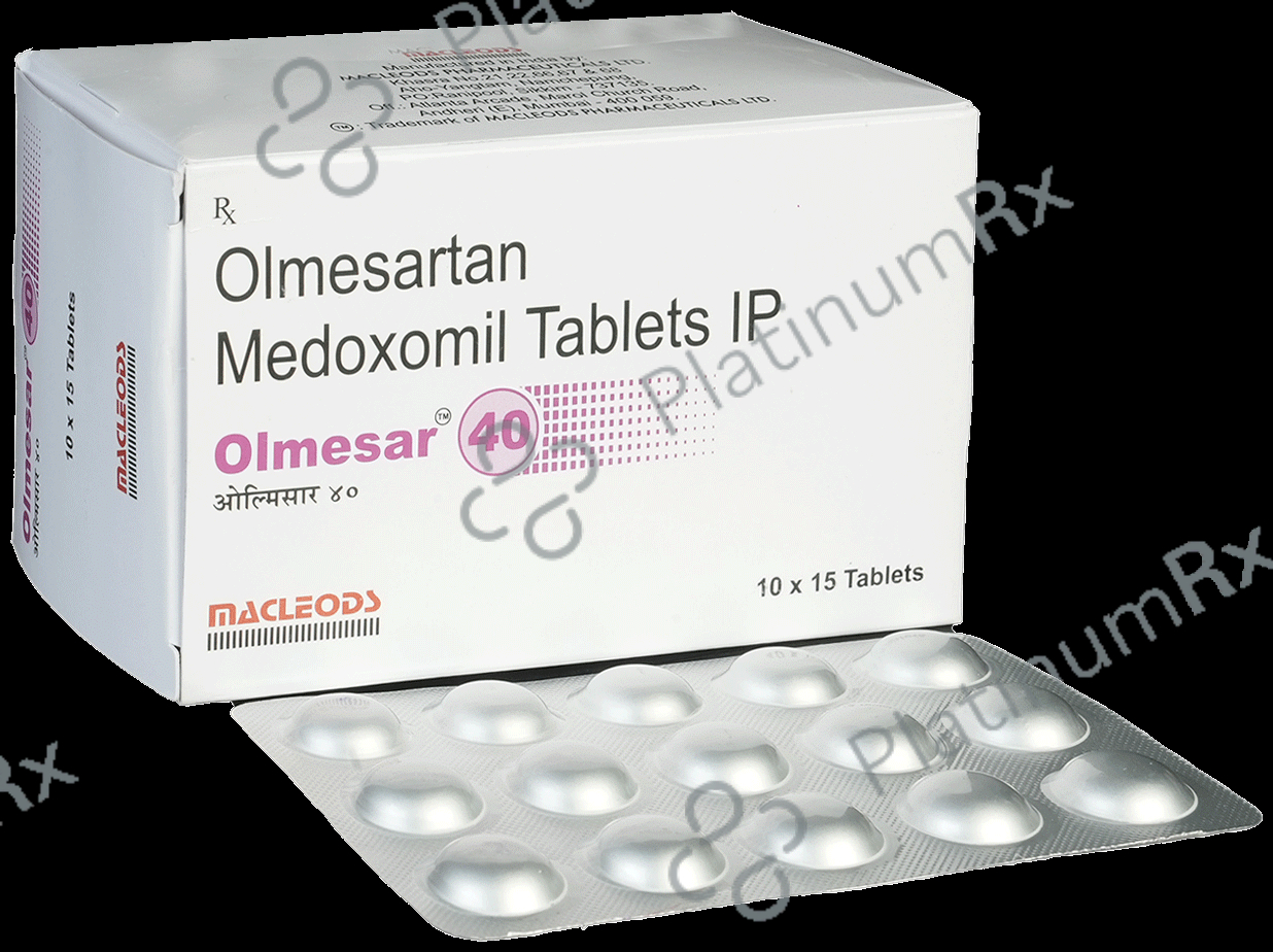 Olmesar 40mg Tablet 15s