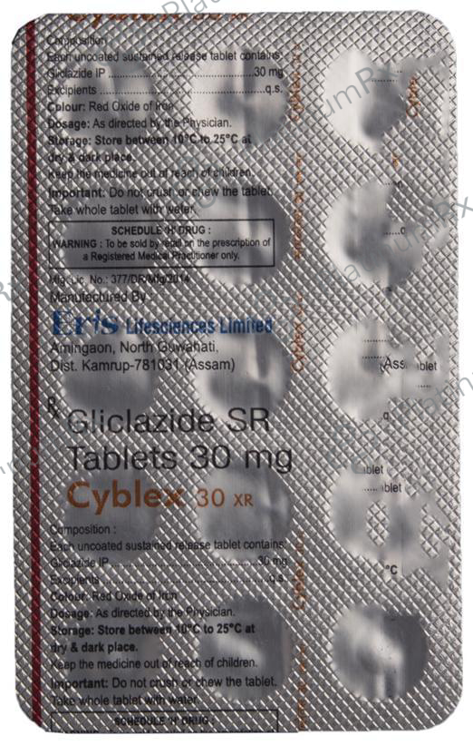 Cyblex XR 30mg Tablet 15s
