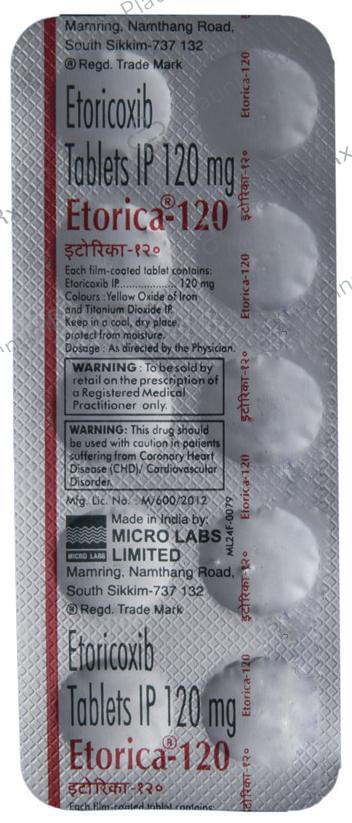 Etorica 120mg Tablet 10s