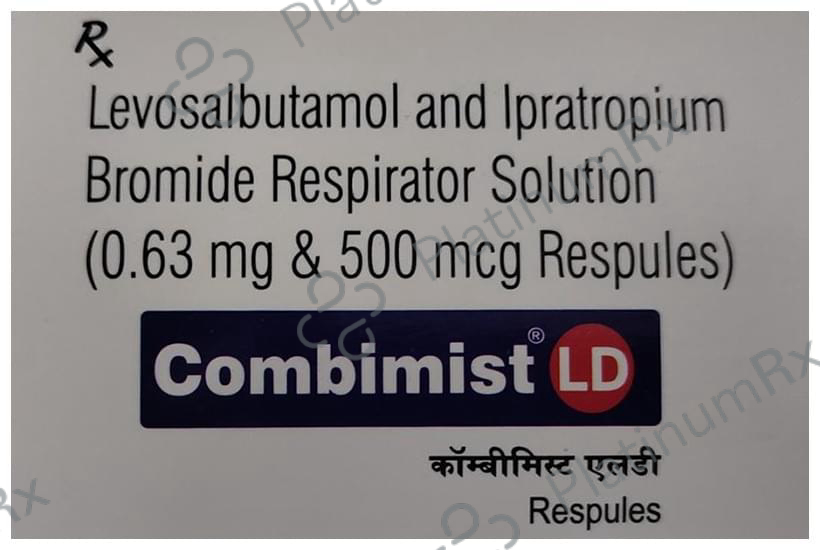 Combimist LD 2.5ml 500mcg/0.63mg Respule 5s