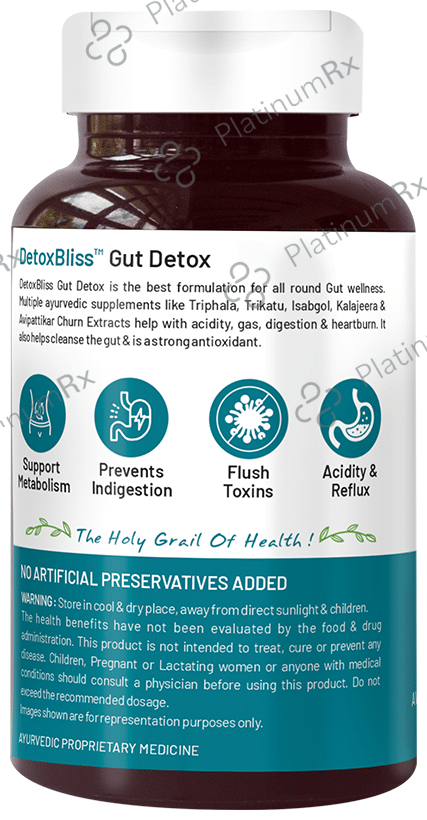 Bliss Welness Gut Detox Veg Tablet