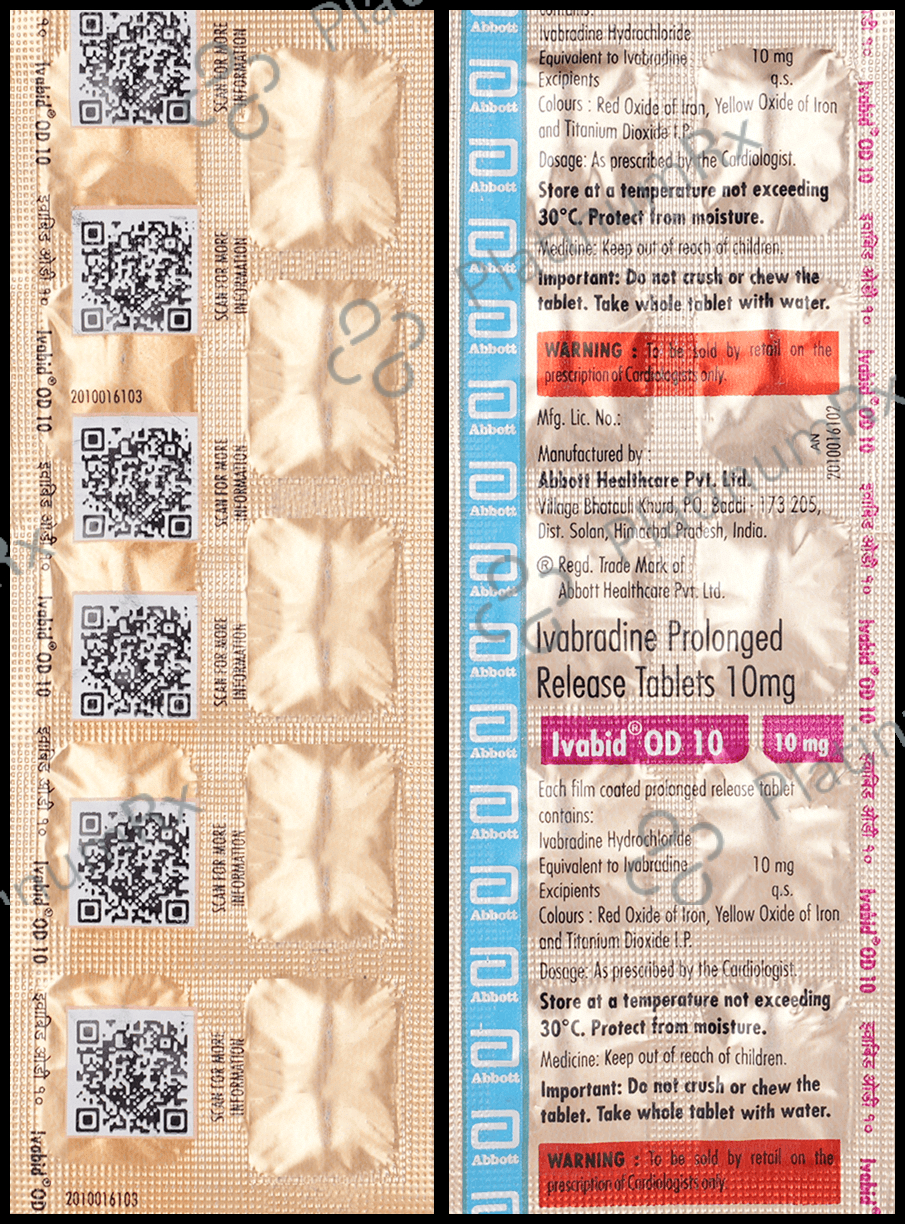 Ivabid OD 10mg Tablet 10s
