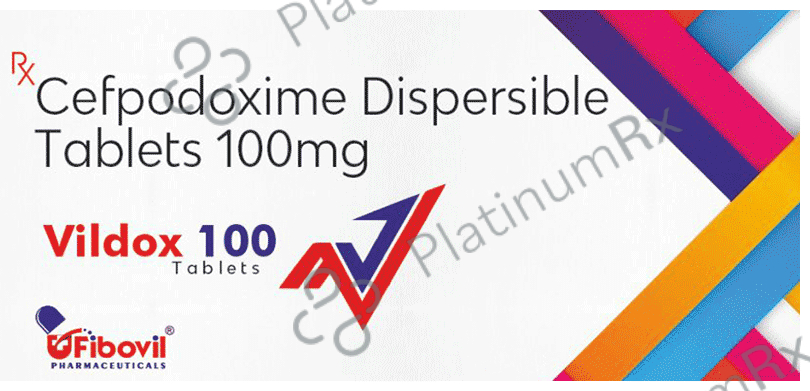 Vildox 100mg Tablet DT