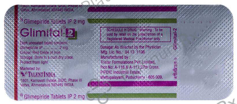 Glimital 2 Tablet