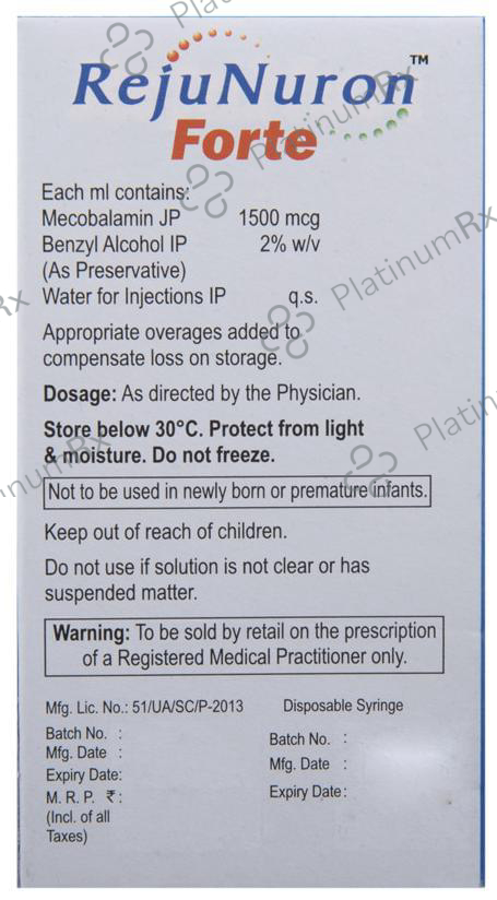 Rejunuron Forte 1500mcg Injection 1ml