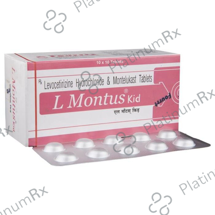 L Montus Kid 2.5/4mg Tablet 10s