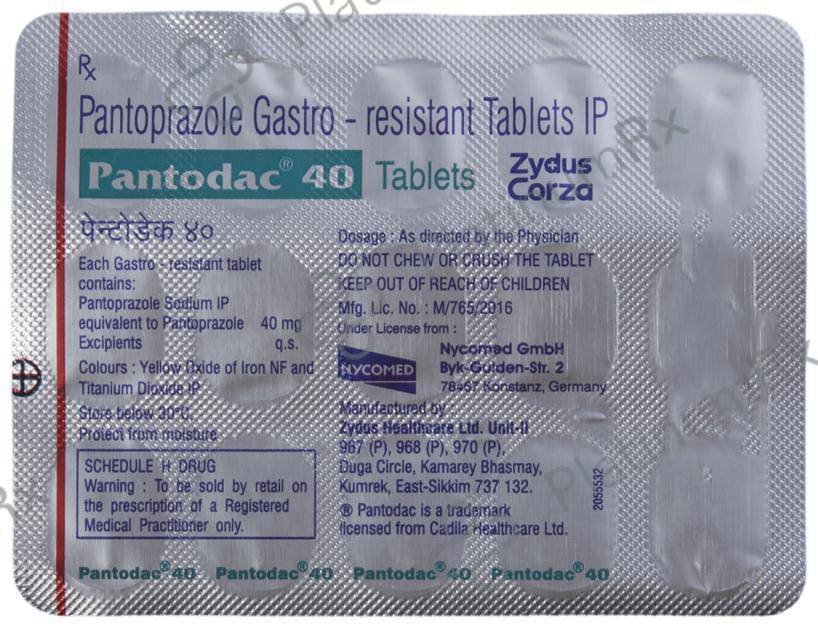 Pantodac 40 Tablet 15 Tablet