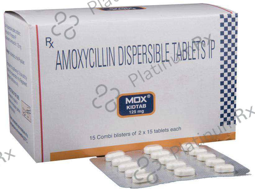 Mox Kid 125mg Tablet DT 15s