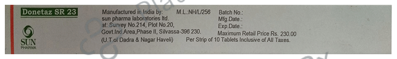 Donetaz SR 23 Tablet