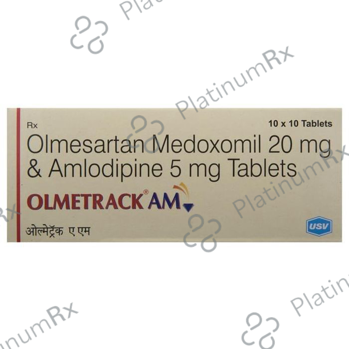 Olmetrack AM 5/20mg Tablet 10s