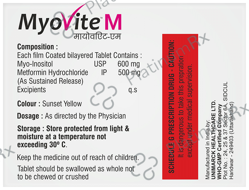 Myovite M Tablet SR 10s