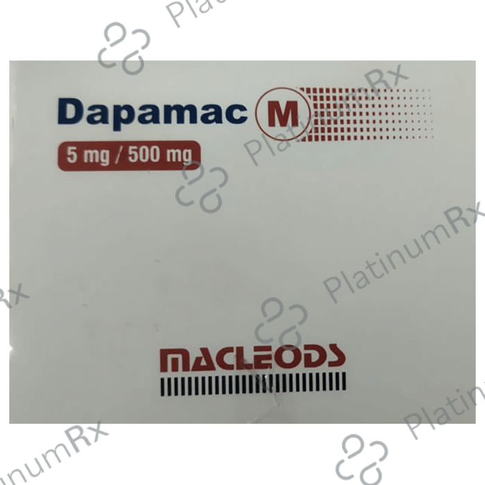 Dapamac M 5mg/500mg Tablet ER 10 Tablet ER