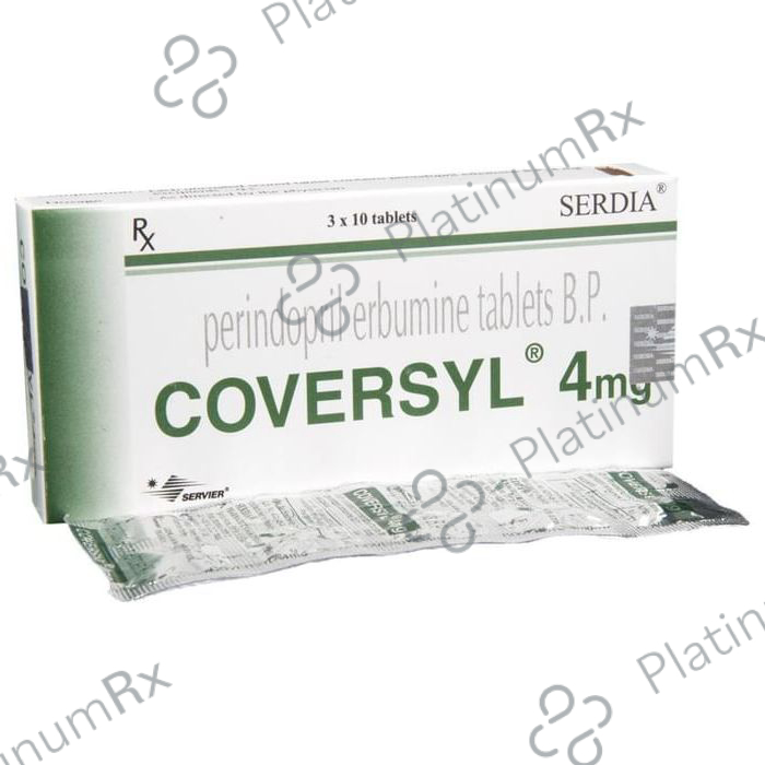 Coversyl 4mg Tablet 10s