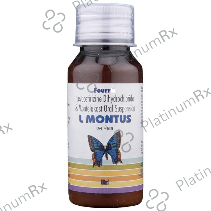 L Montus 2.5/4mg Oral Suspension 60ml