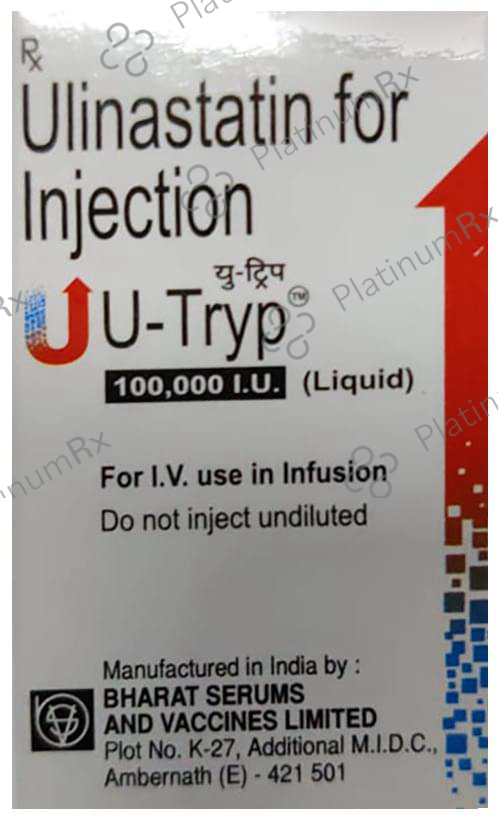 U Tryp 100000IU Injection 1s